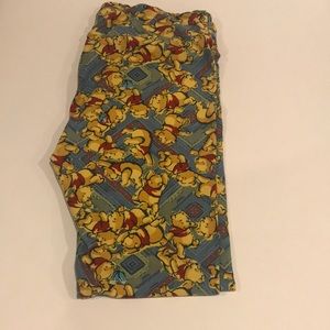 LuLaRoe Disney TC Leggings- Winnie the Pooh